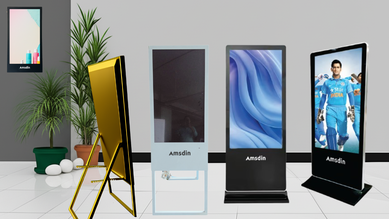 How AMSDIN Digital Standees Are Revolutionizing Retail Environments in India