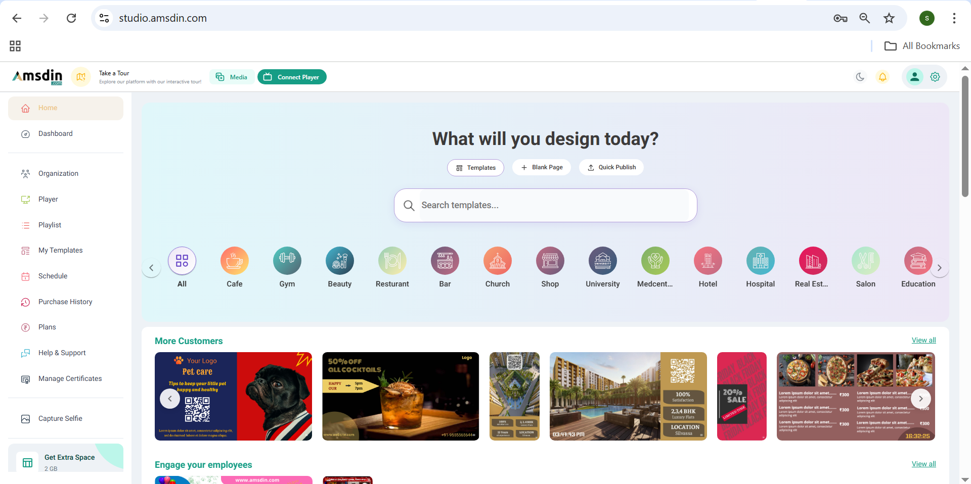 Cloud-Based Digital Signage Software for Android
