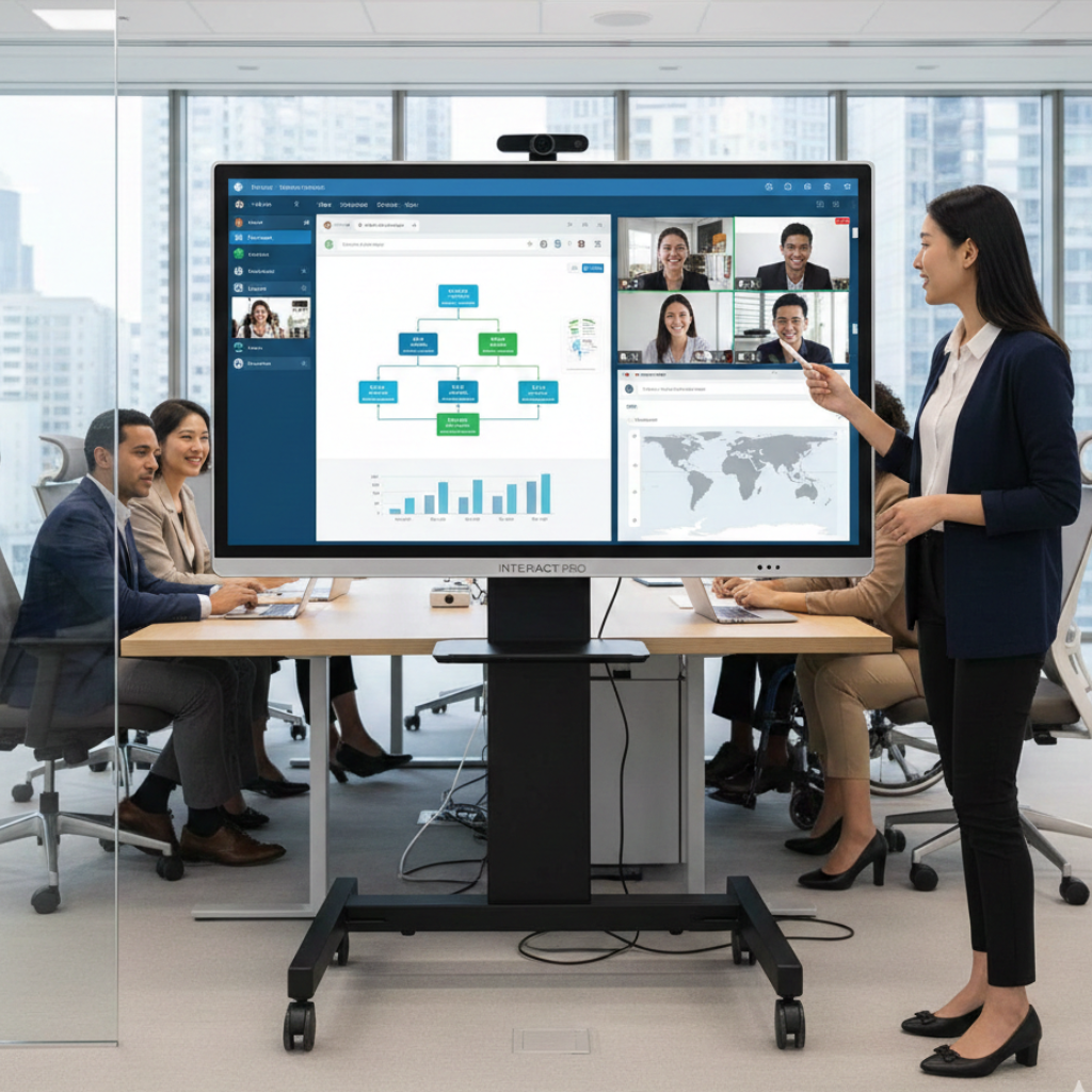 Smart Interactive Touch Screen 75” Panel