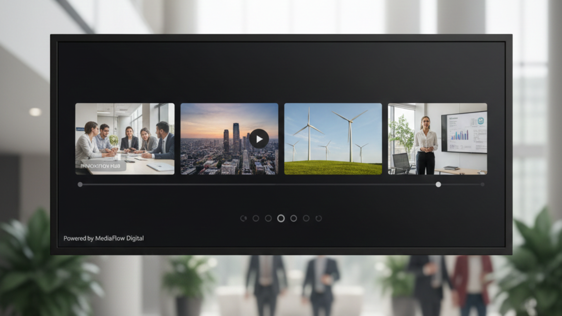 Seamless Storytelling with Image Video Slider Widget: Dynamic Visual Flow in Studio.Amsdin.com Digital Signage