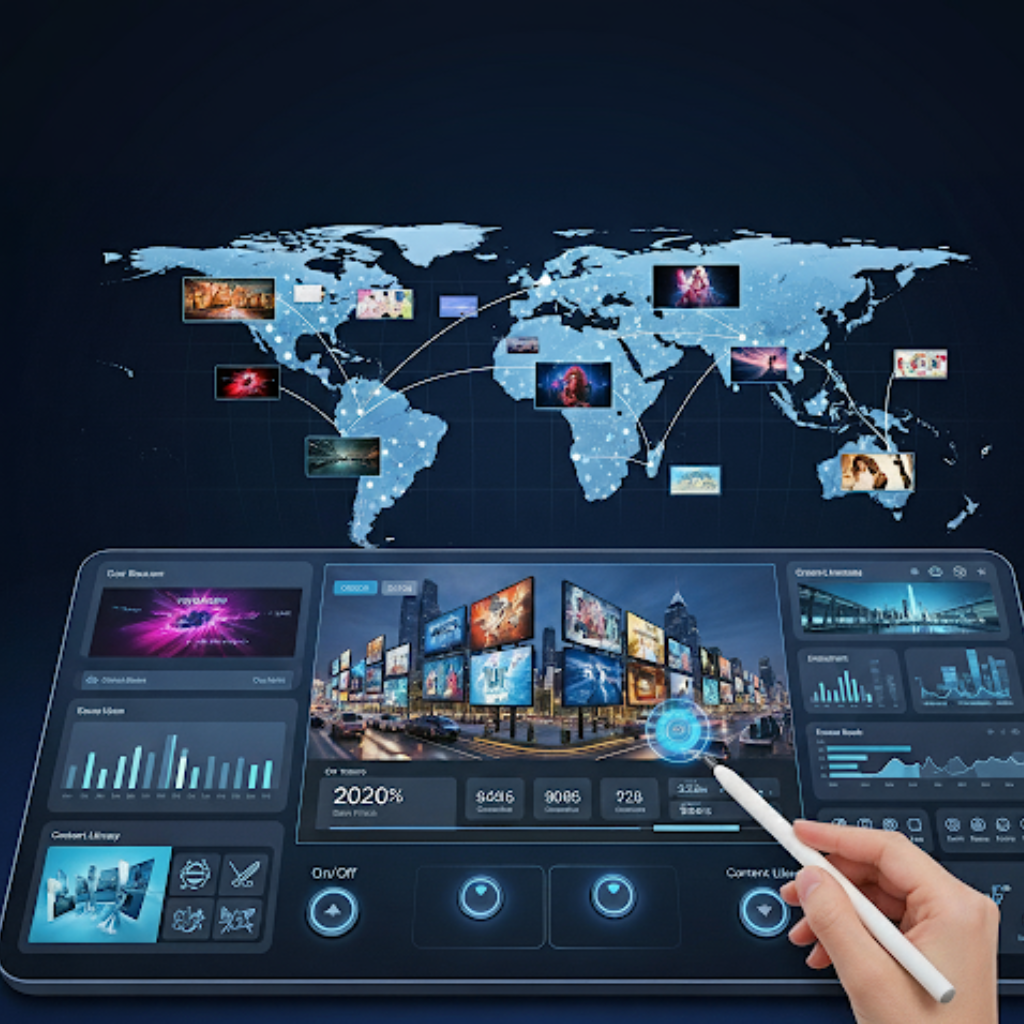 Cloud-Based Management for Digital Displays – Control Your Screens Anytime, Anywhere