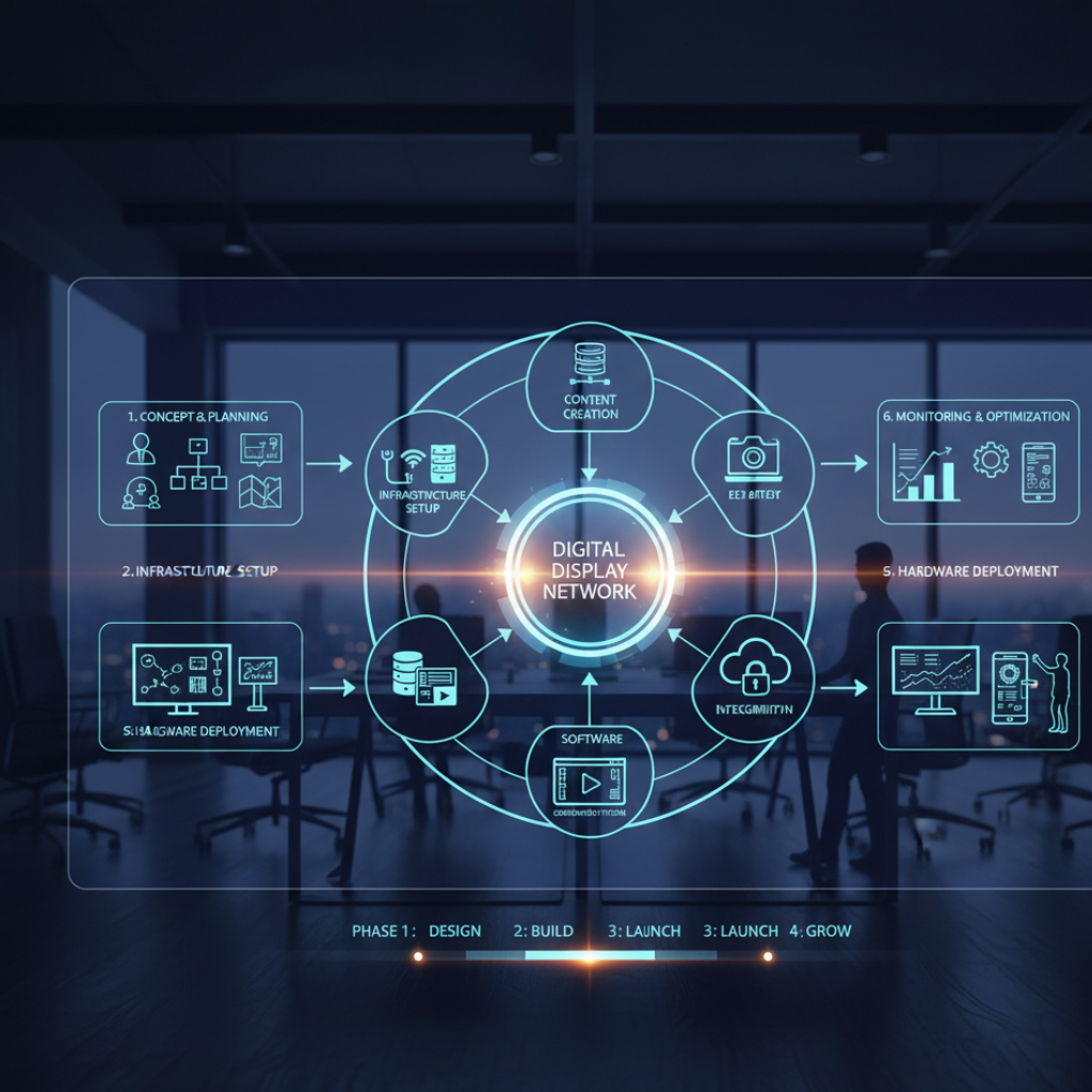 From Concept to Deployment: A Step-by-Step Guide to Building a Digital Display Network