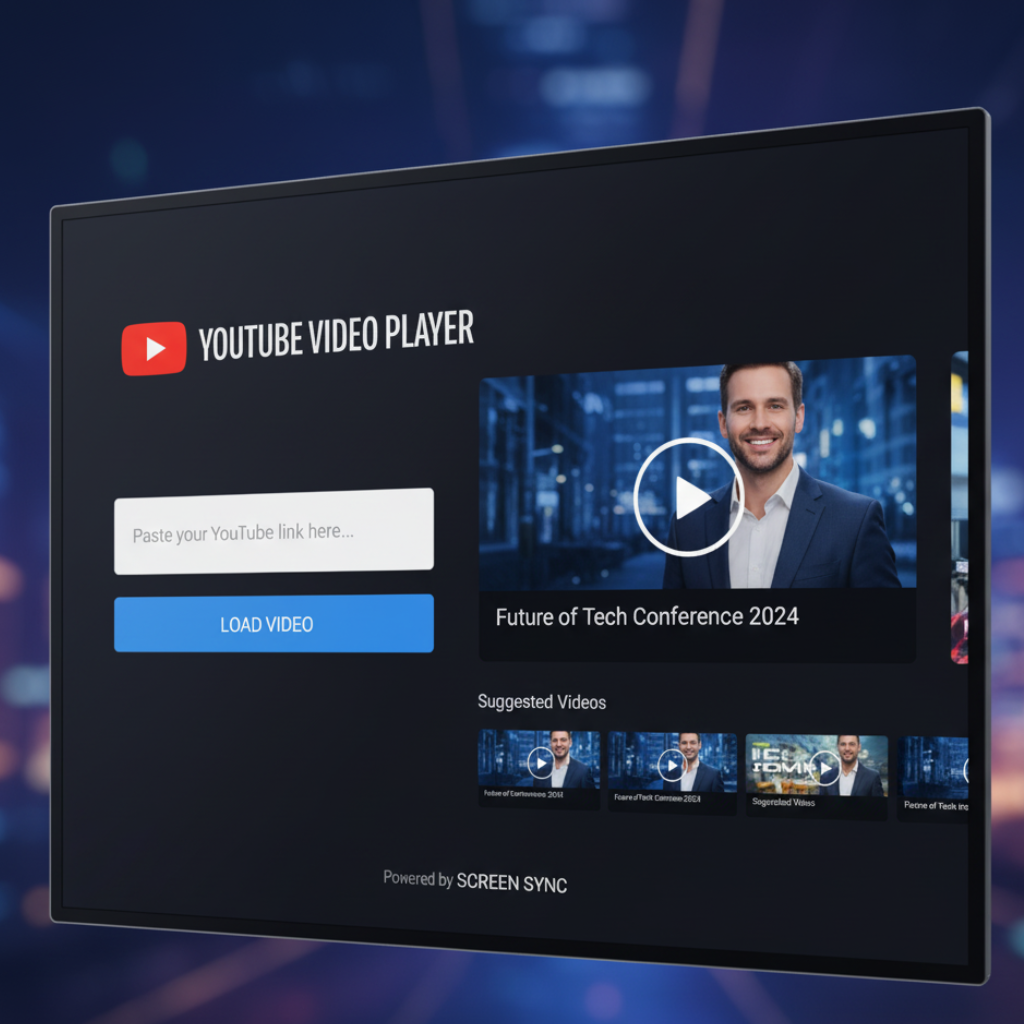 Seamlessly Play YouTube Videos: YouTube Widget for Digital Signage